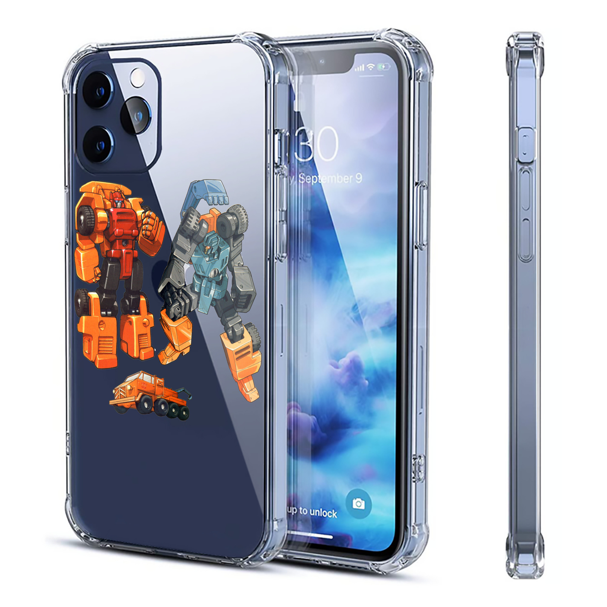 （画像用）  【iPhone 12シリーズ対応】透明スマホケース（クリアソフトケース）